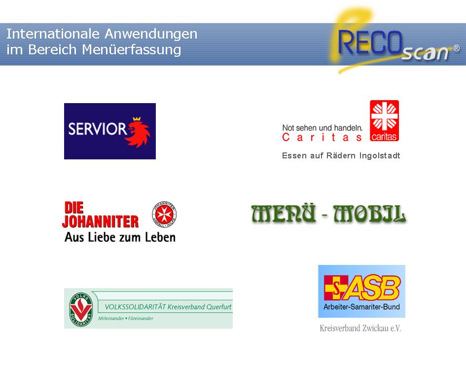 RECOscan Referenzen
